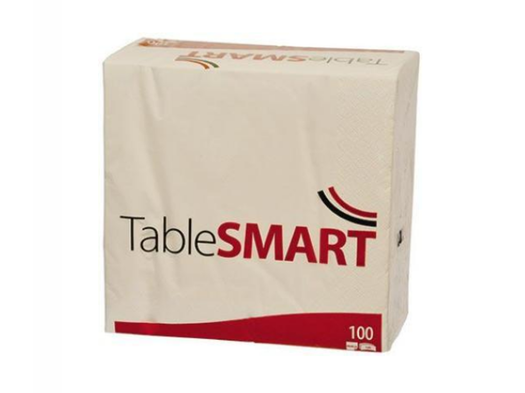 Servietter Hvid 3-lag (39x39cm) - 100 stk