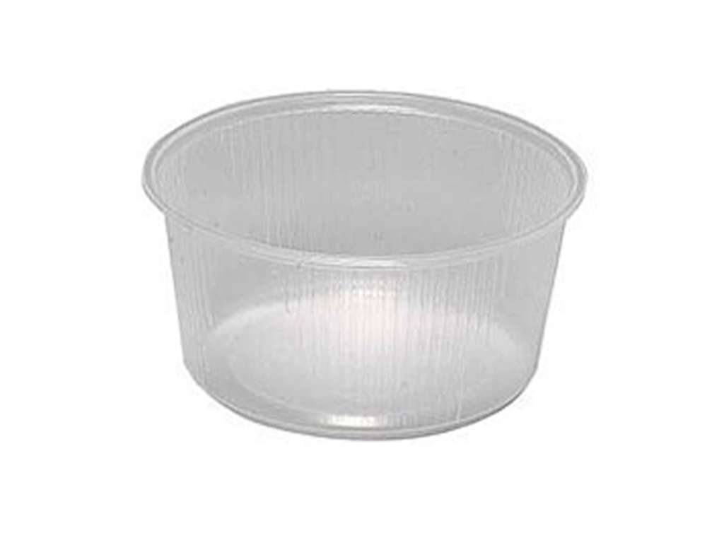 Plastbæger Rund 250 ml - 100 stk