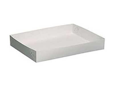 Smørrebrødæske Hvid (440x320x65mm) - 100 stk