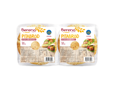 Pitabrød Bureca - 20 x 5 stk