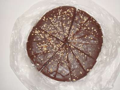 Chokoladekage m. Pistacie (Skåret) - 140g x 10 stk