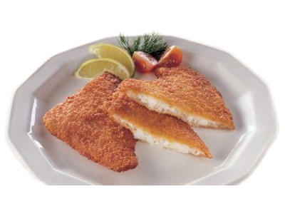 Paneret Rødspættefilet (2105) 100-130g - 5 kg