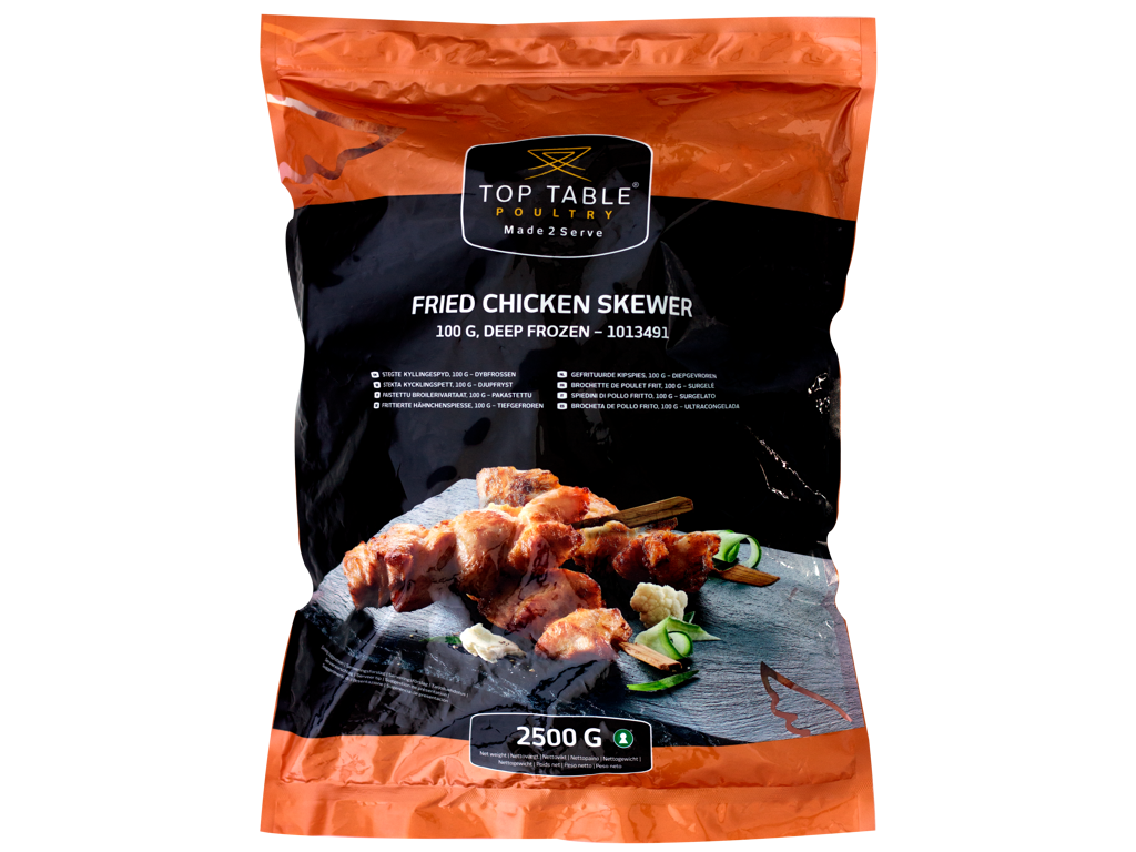 Kyllingespyd Grillet (100g) - 2,5 kg