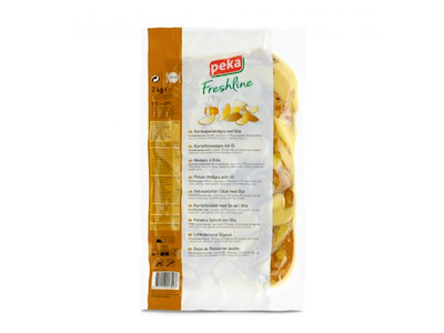 Kartoffelbåde med skræl i olie - 2kg
