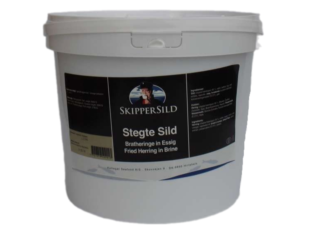 Sild Stegte i Edikke Skipper - 3 kg