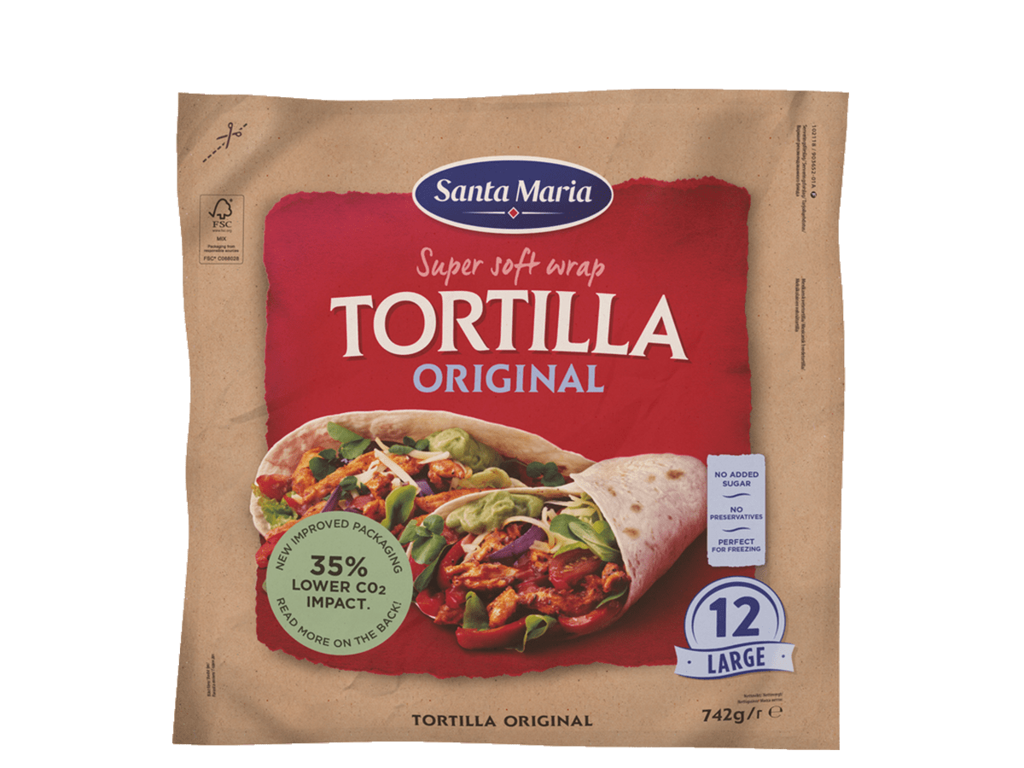 Hvede Tortilla (Stor) - 12 stk