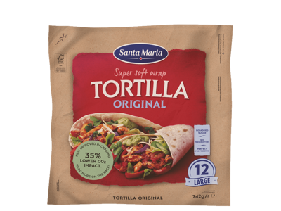 Hvede Tortilla (Stor) - 12 stk