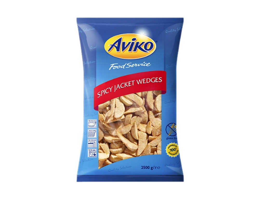 Aviko Kartoffelbåde m/ Krydderi - 10 kg