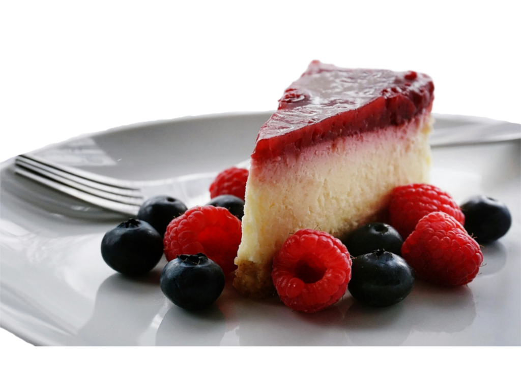 Hindbær Cheese Cake (Skåret) - 10 x 160g