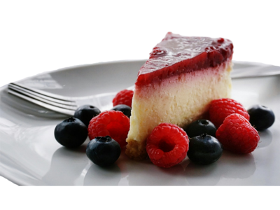 Hindbær Cheese Cake (Skåret) - 10 x 160g