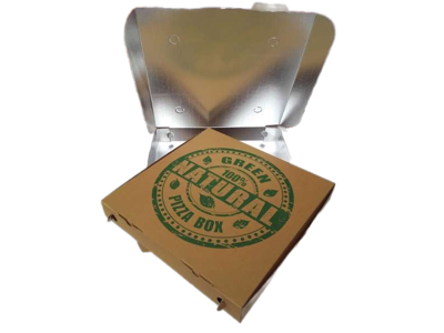 Pizzaæske Eco m. alu (50x50) - 50 stk