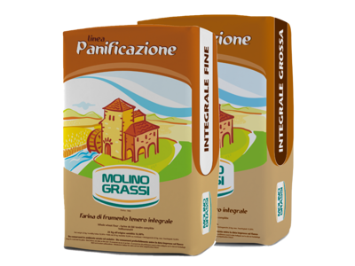 Molino Grassi Fuldkornsmel - 25 kg