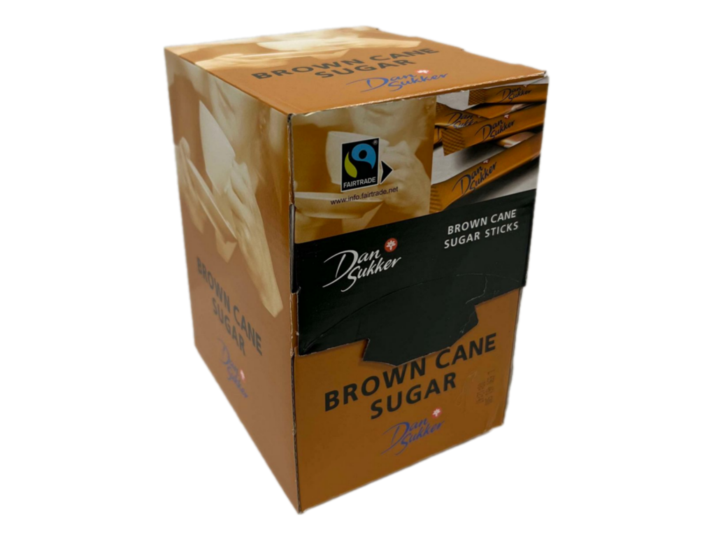 Sukker Sticks Brun - 225 x 4g