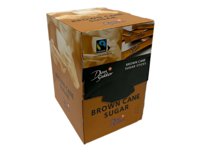 Sukker Sticks Brun - 225 x 4g