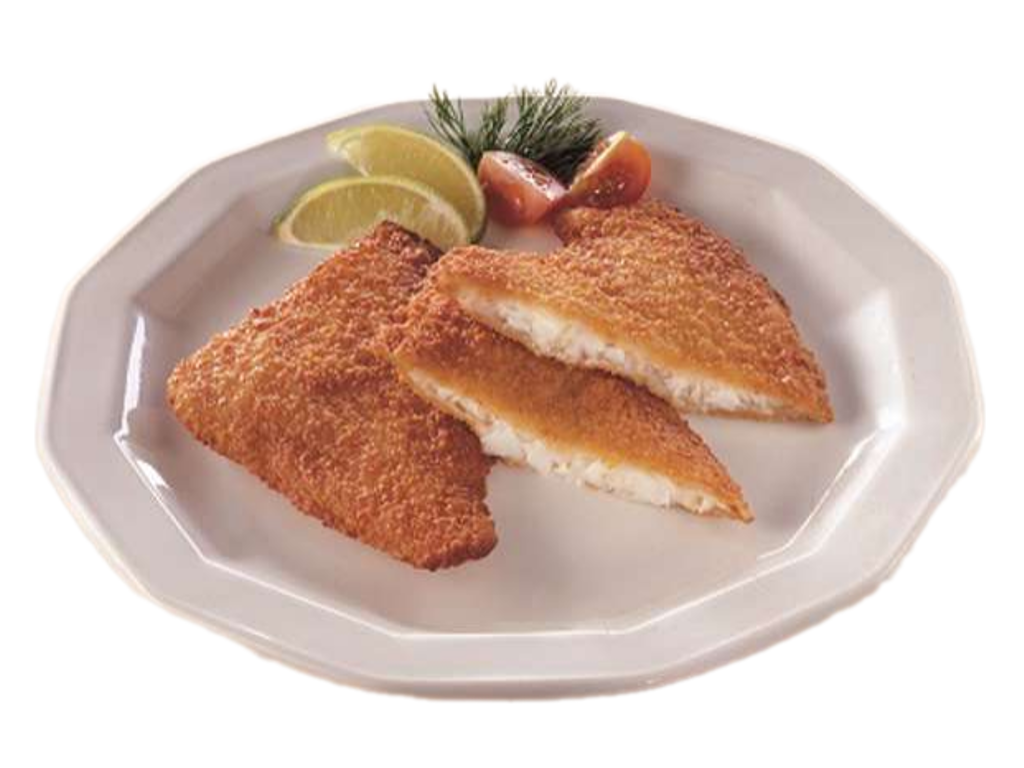 Rødspættefilet Paneret 70-100g  - 5 kg