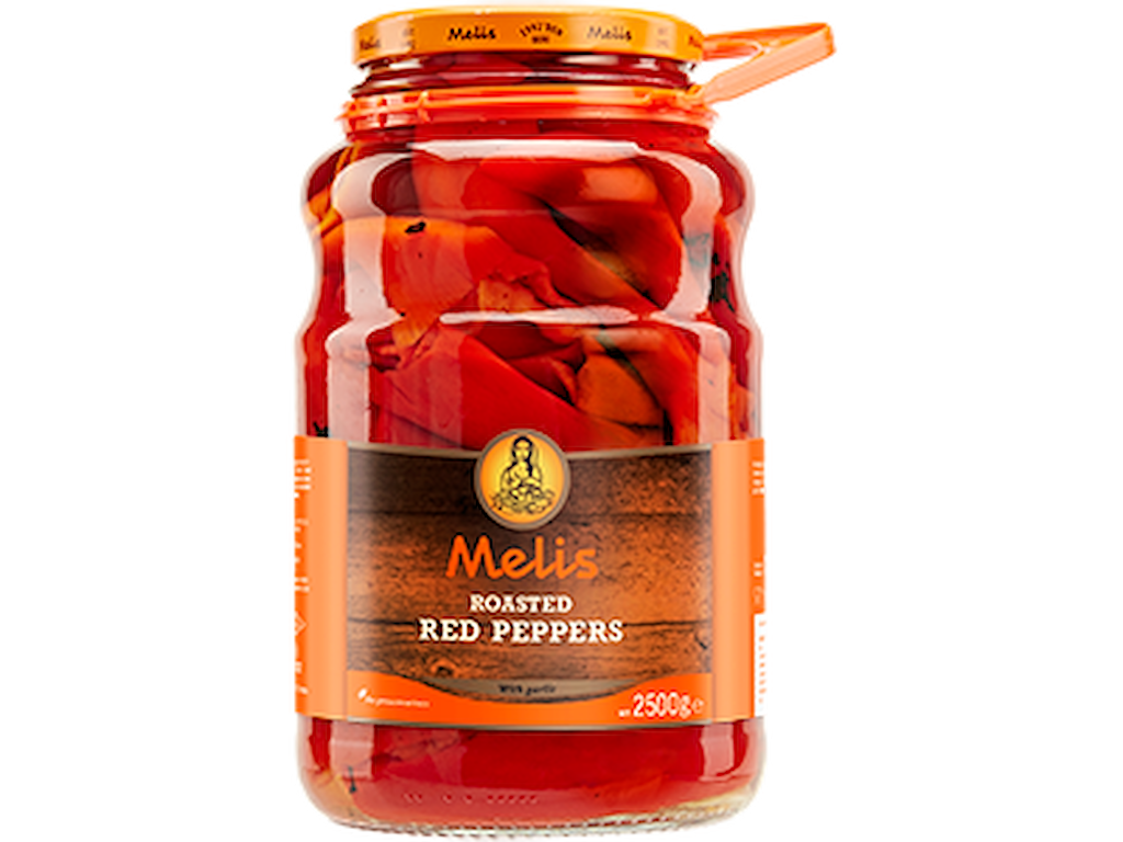 Grillet Rød Paprika - 2450 g