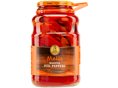Grillet Rød Paprika - 2450 g