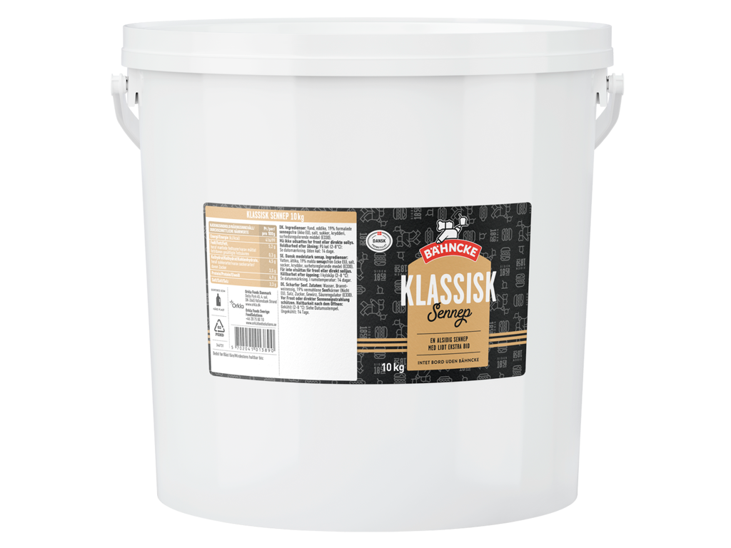 Bähncke Stærk Sennep - 10 kg
