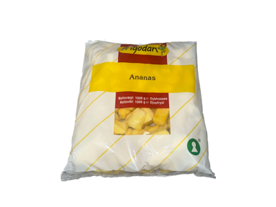 Ananas i stykker (frost) - 1 kg
