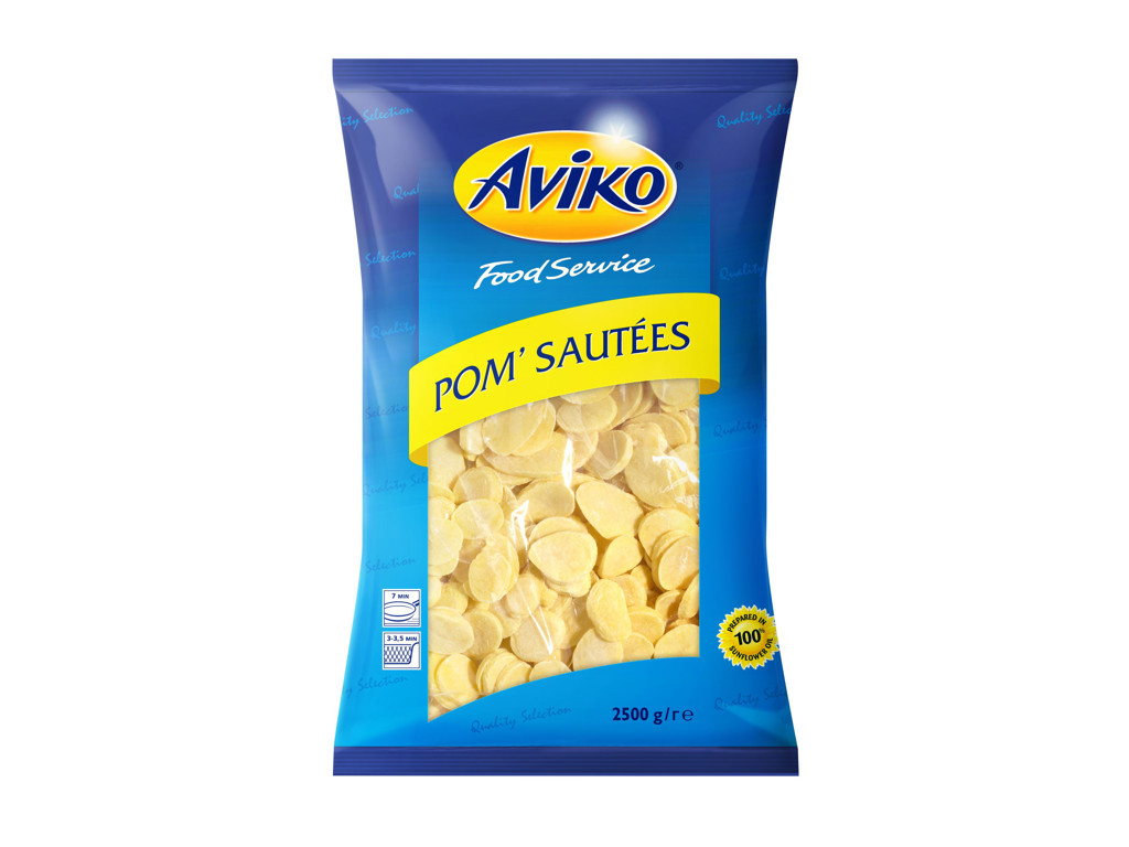 Aviko Kartoffel i skiver - 4 x 2,5kg