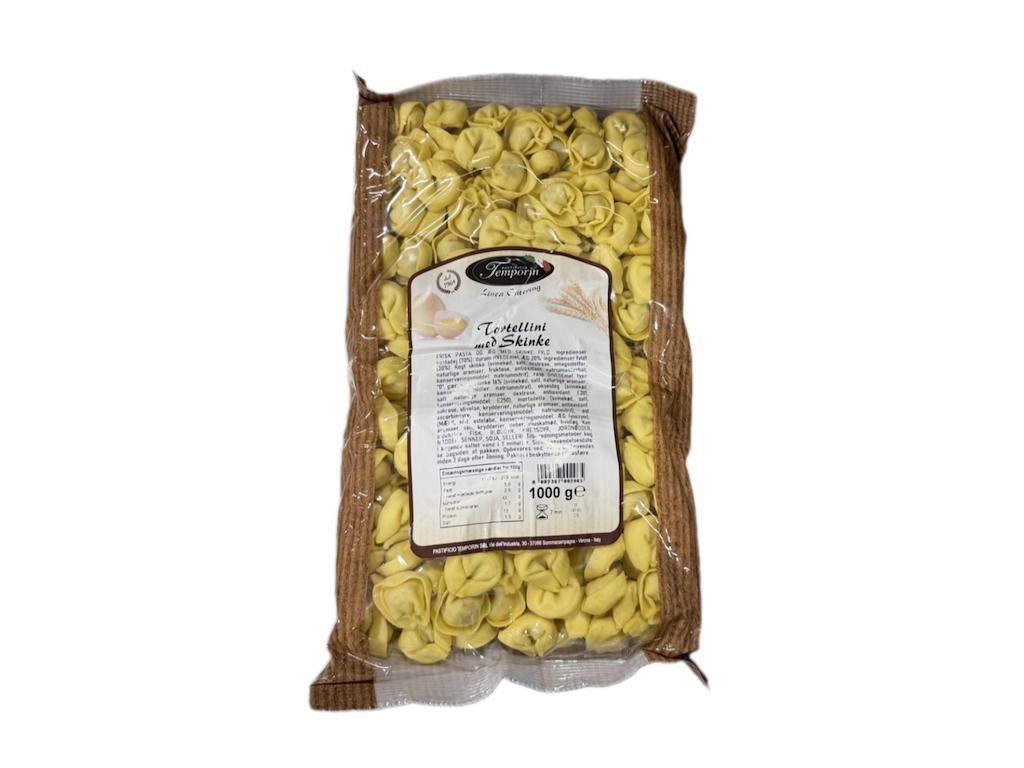 Tortellini frisk m. skinke - 1 kg