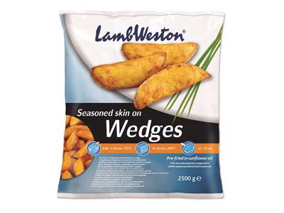 Lamb Weston Kartoffelbåde m/ Krydderi - 10 kg