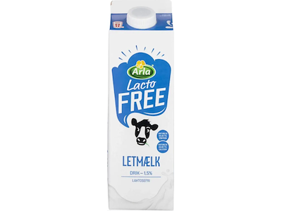 Arla Letmælk Laktosefri - 1 L