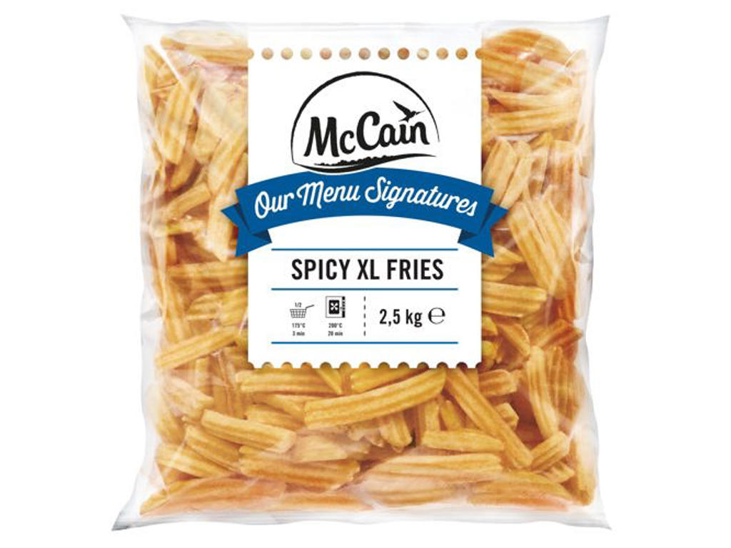 McCain Spicy XL Fries - 5 x 2,5 kg