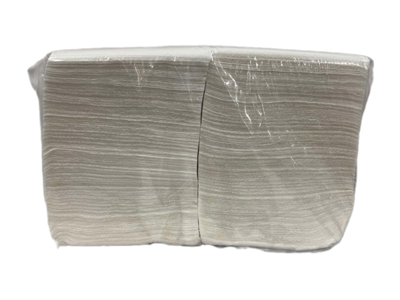 Servietter Hvid (24x24cm) 1-Lags - 500 stk