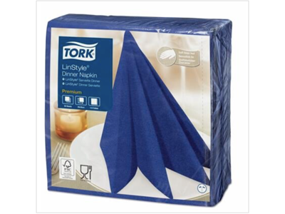 Servietter Blå 3-Lags (39x39cm) - 100 stk