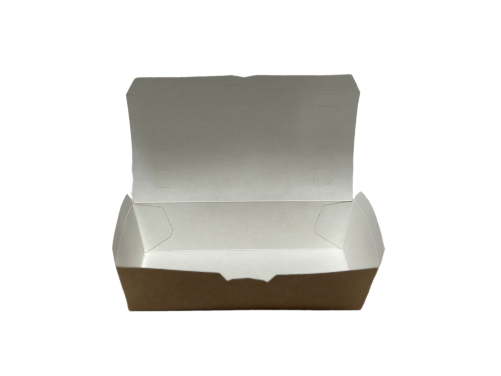 Pølseæske (Str. 2) m. låg - 80 stk