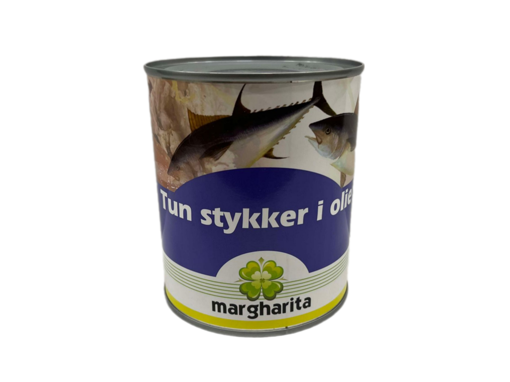 Tun Stykker i Olie - 800 g