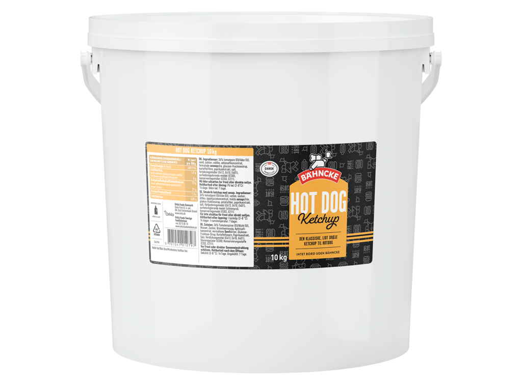 Bähncke Hotdog Ketchup - 10 kg