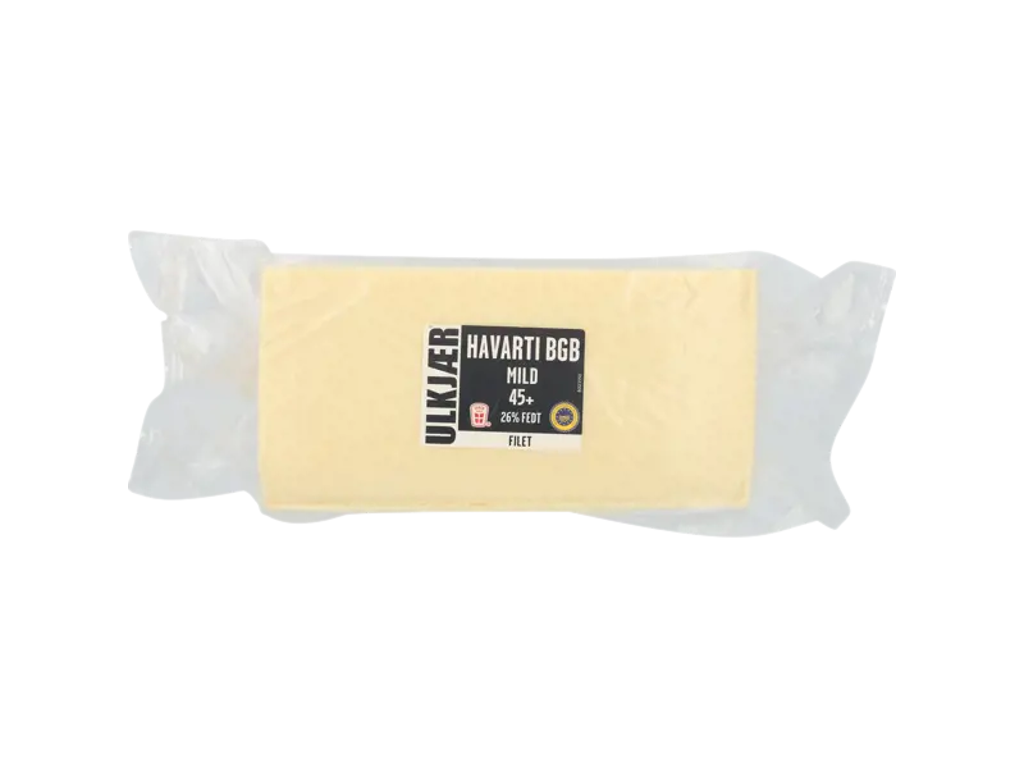 Havarti 45% Ulkjær - Pr kg