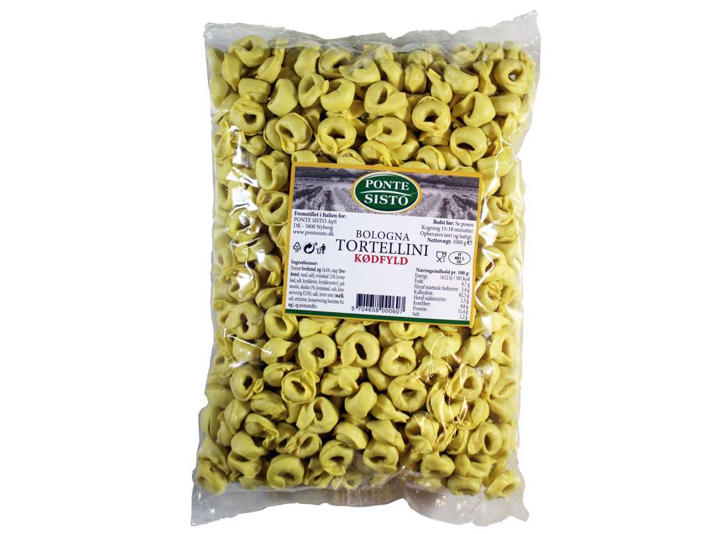 Tortellini m. kødfyld - 1 kg
