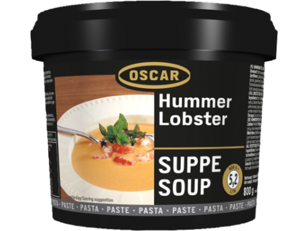 Oscar Hummersuppe Pasta - 800 g