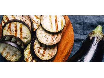 Grillede auberginer i skiver (frost) - 1 kg