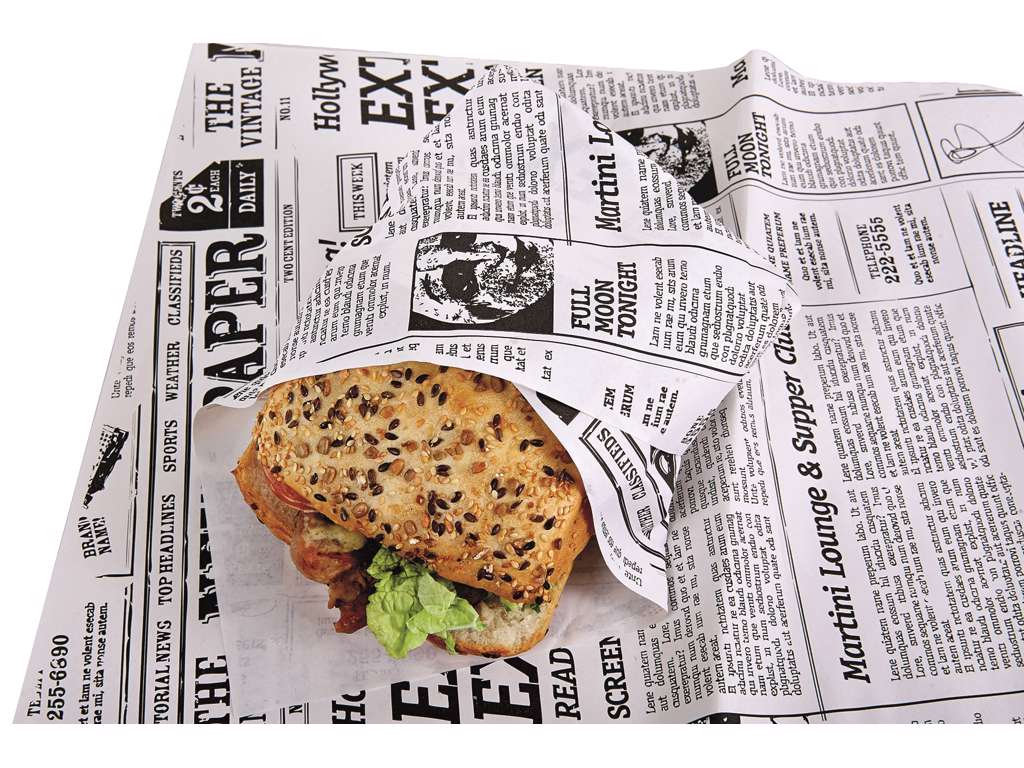 Old News Duplex Papir (37x50cm) - 1000 stk