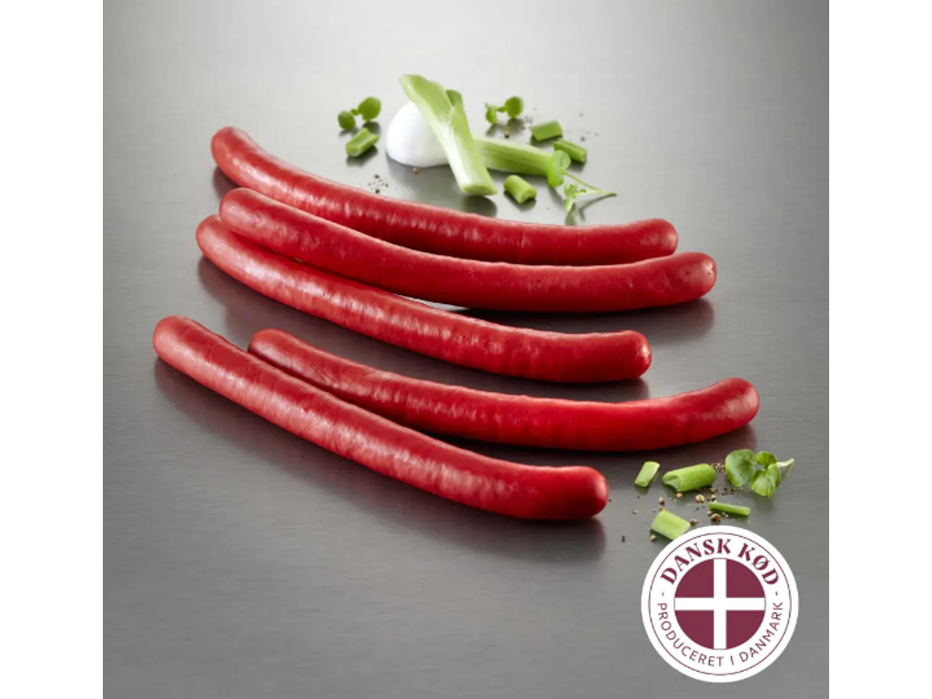 Tulip Røde Hotdogpølser (65g) - 5kg