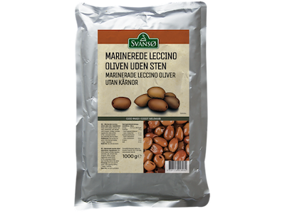Oliven Marinerede Leccino - 1 kg