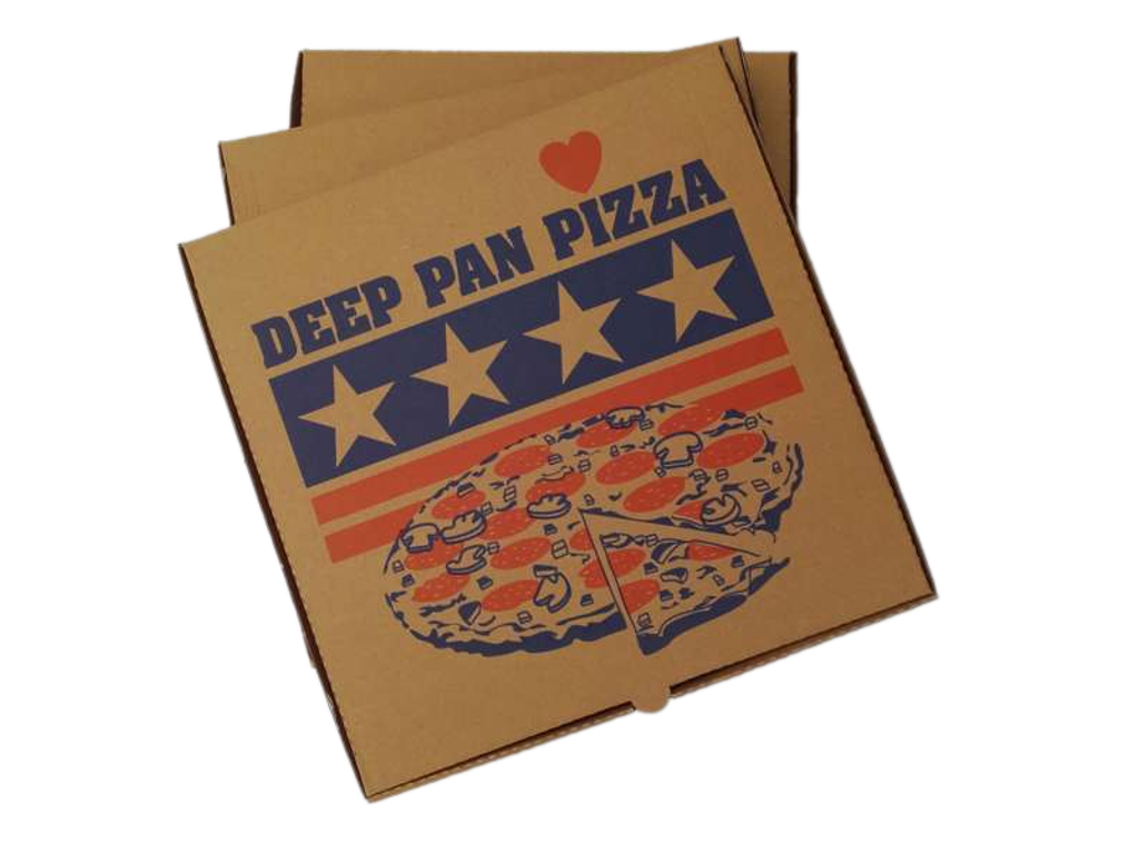 Pizzaæske Deep Pan Eco (29x29x4,5) - 100 stk