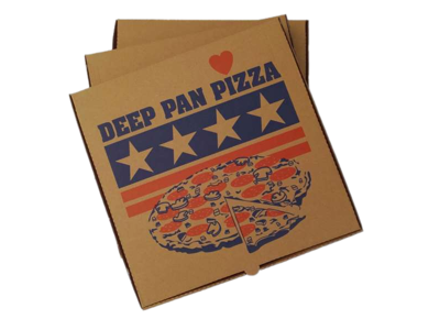 Pizzaæske Deep Pan Eco (29x29x4,5) - 100 stk
