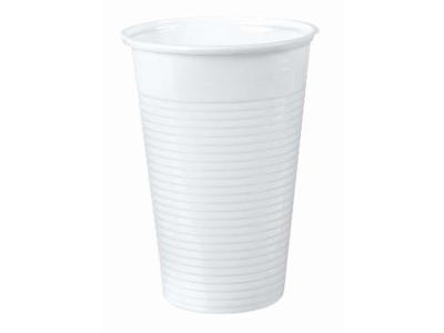 DRIKKEBÆGER HVID  100STK. 21 CL
