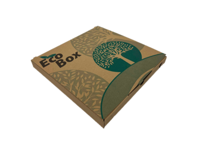 Pizzaæske Deep Pan Eco 26x26x4,5 - 100 stk