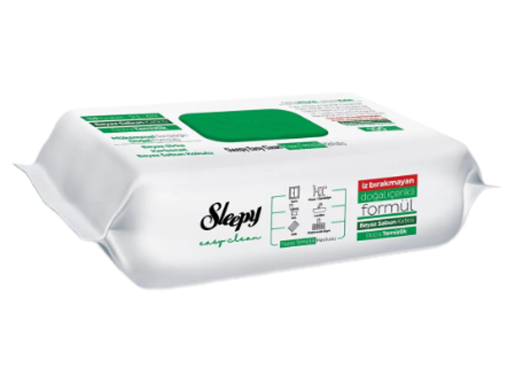 Vådservietter Sleepy Grøn - 100 stk