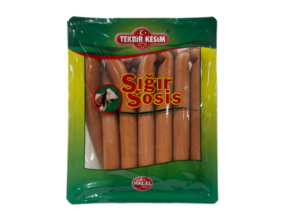 Sosis Sigir / Okse Pølse - 800 g