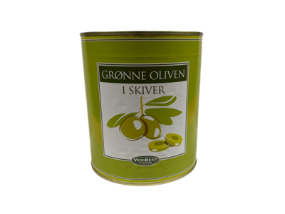 Oliven Grønne i Skiver - 4250 ml