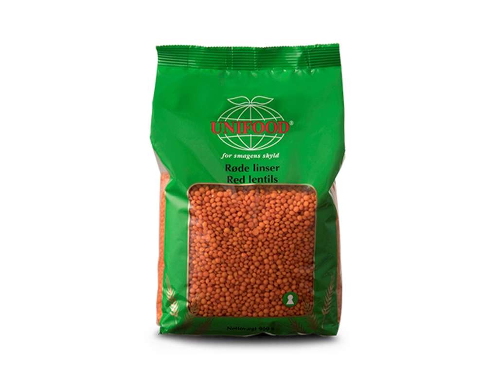 Linser Røde - 900 g
