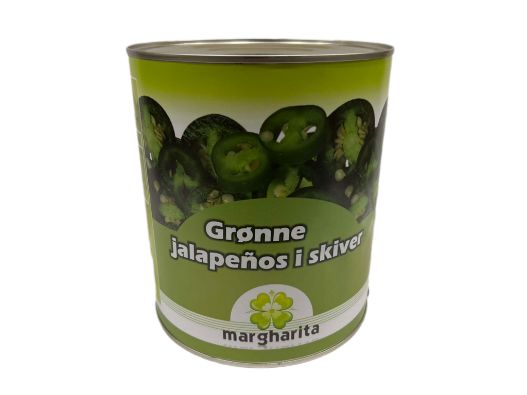 Jalapenos i Skiver - 3 kg