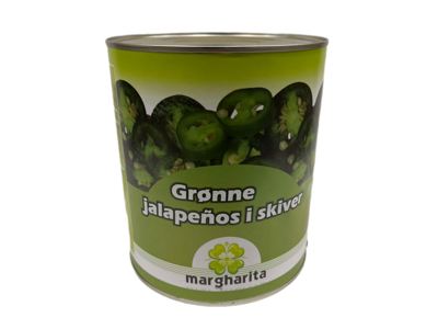 Jalapenos i Skiver - 3 kg